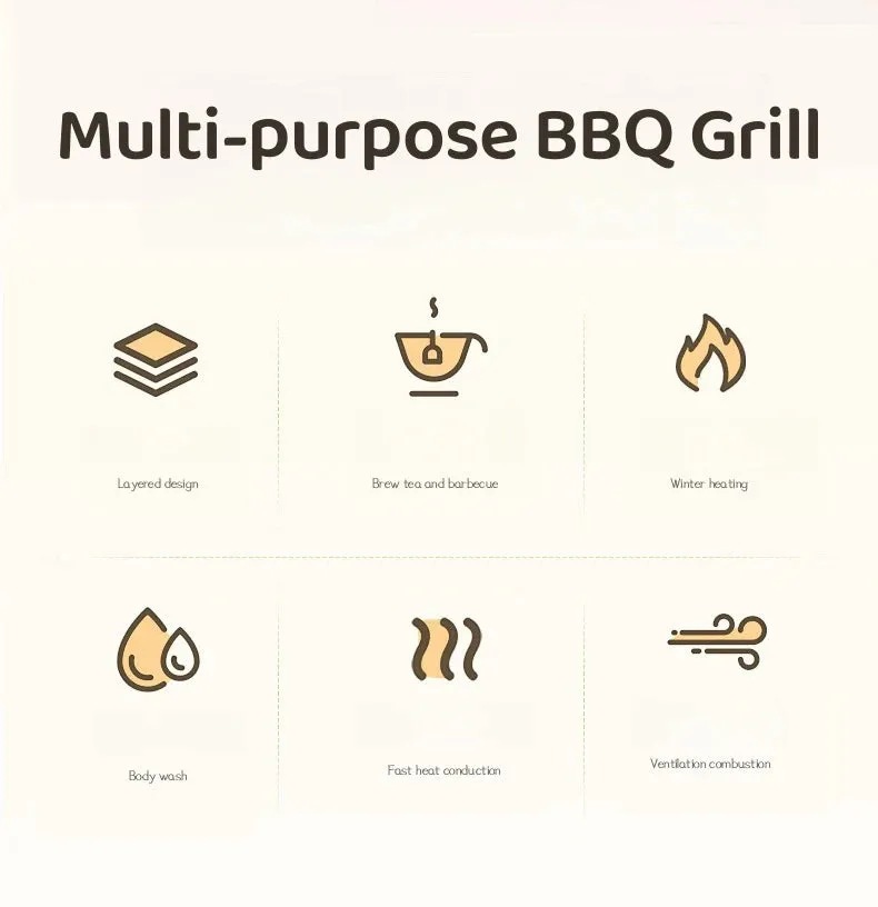 Affordable Portable Rack【Borderline Selection】 Bbq Foldable Korean Expedited delivery