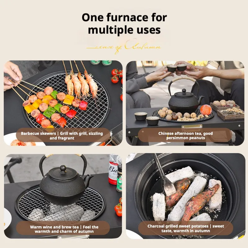 Affordable Portable Rack【Borderline Selection】 Bbq Foldable Korean Expedited delivery