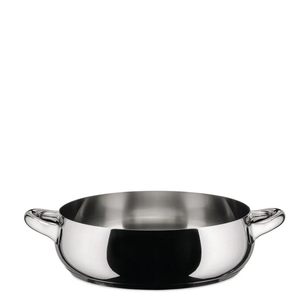 Alessi SG10 Mami steel casserole with two handles