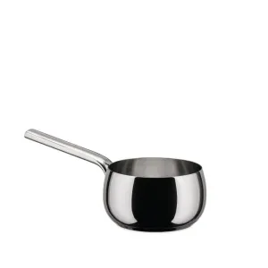 Alessi SG105/16 Mami steel saucepan with long handle diam.16 cm. - 6.29 in