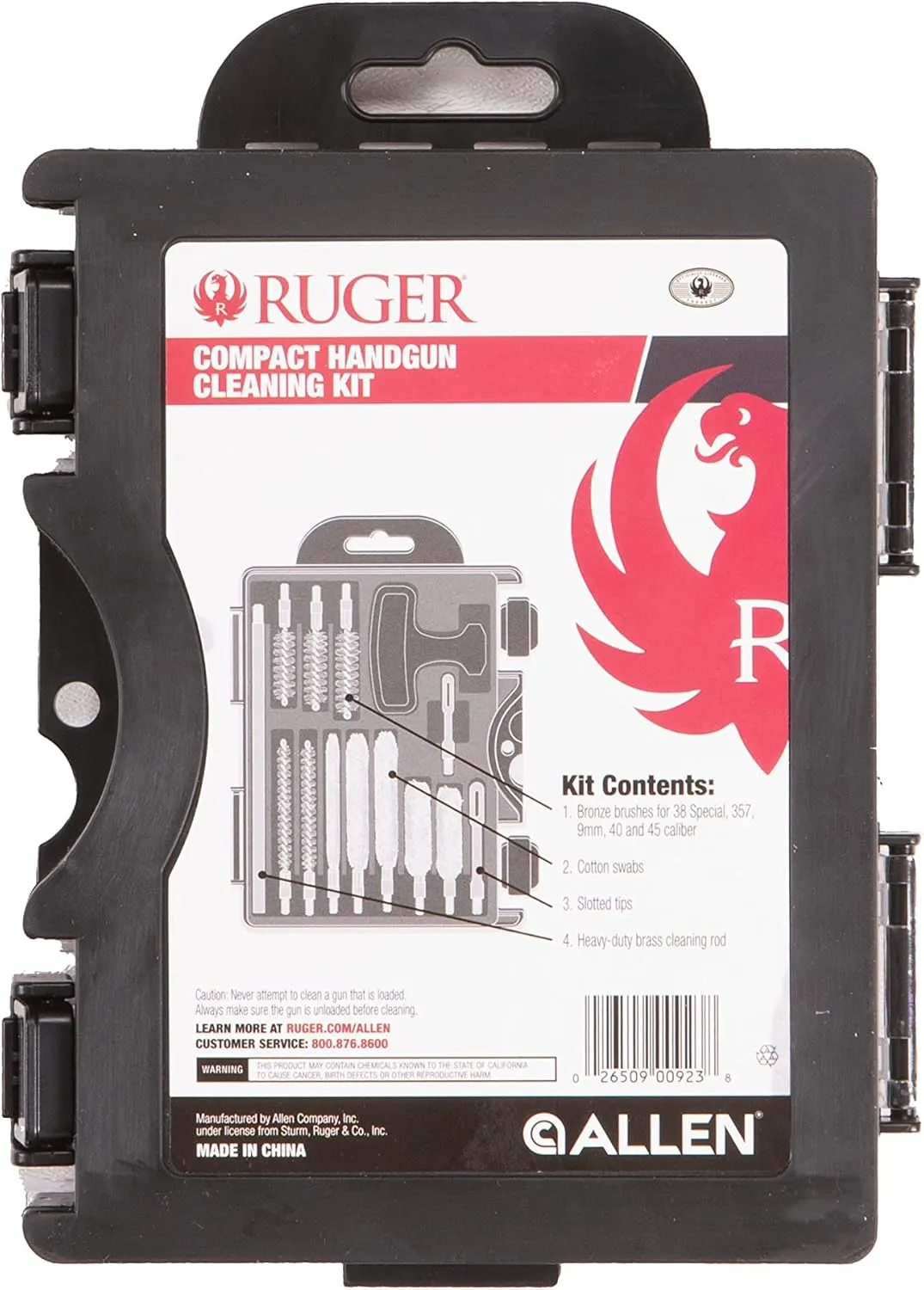 Allen CompanyAllen Company Ruger Compact Handgun Cleaning Kit (15 Piece Kit)