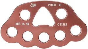 Alomejor Rigging Plate 36KN 8 Holes Rigging Plate Multi Anchor Point Connector Gear for Rock Climbing Mountaineering