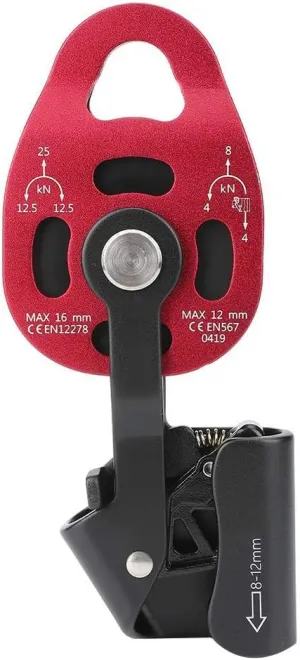 Aluminium One way Climbing Pulley Lifting Heavy Objects Lifting Tool Super Light Device Ascenders Lifter Drag Lifting Equipment