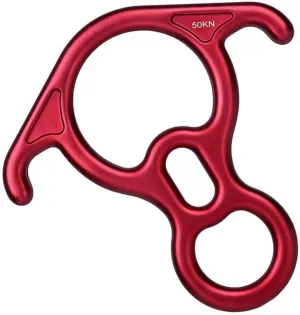 Aluminum Alloy Climbing Descender Safe Rappel Device Rappelling Equipment for Outdoor