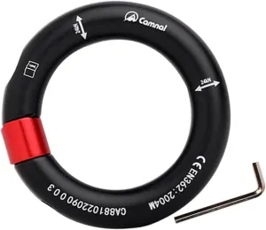 Aluminum Rappel Ring - Heavy Duty Gear for Climbing and
