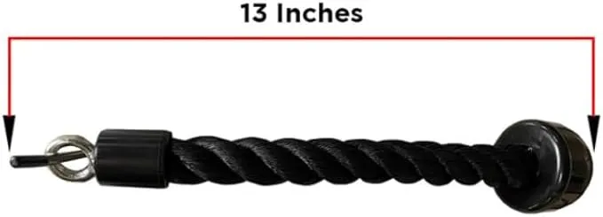 Amber Sporting Goods Ultimate LAT Machine Accessory: Tricep Rope for Improved Grip Strength - 1000 lbs Lab-Tested, Versatile Full Body Workout Heavy-Duty Rope