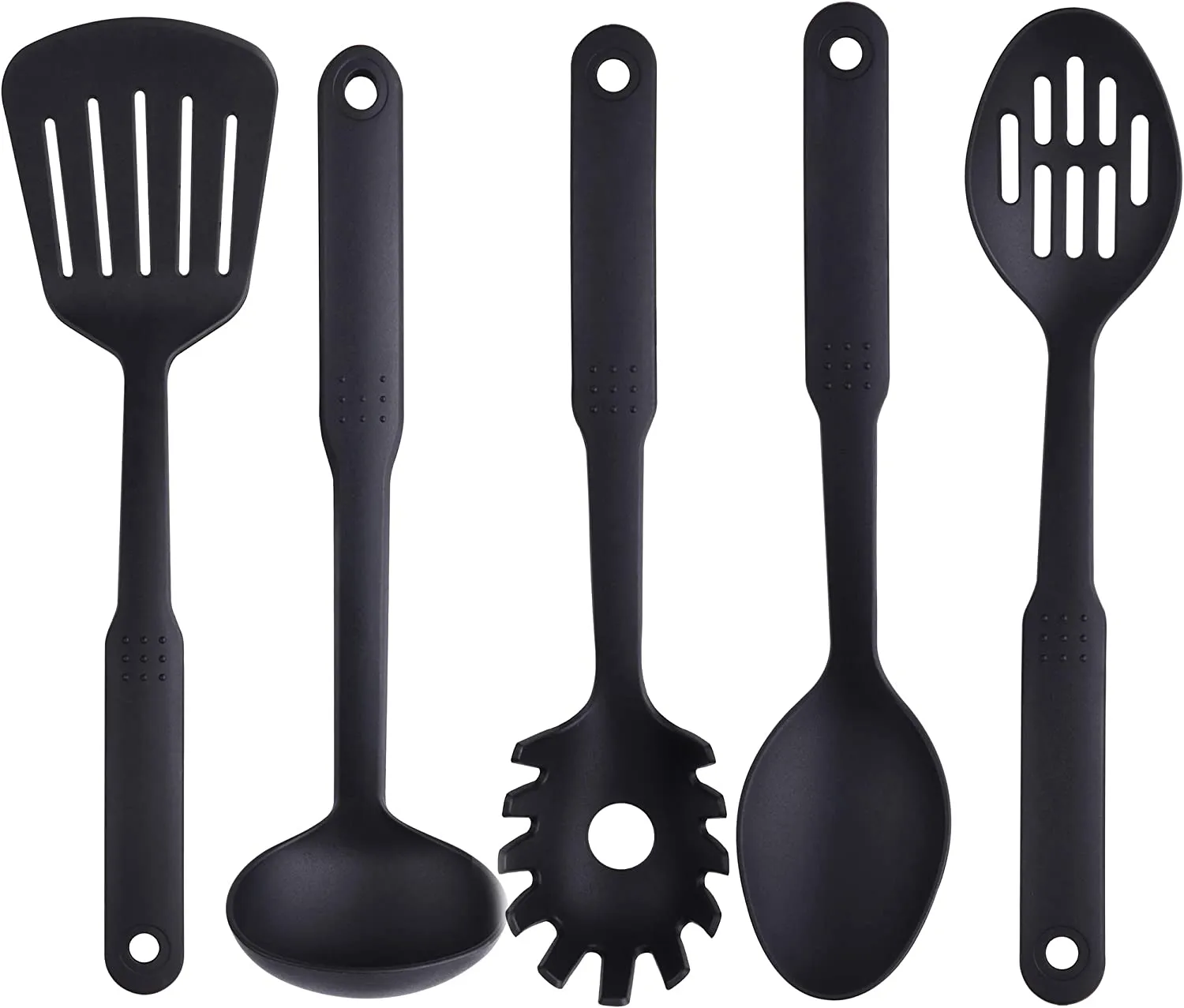 AMERICOOK 15-Piece Kitchen Pots and Pans Set, Colorful Cookware Set Nonstick with 5-piece Nylon Cooking Utensils, Multicolor