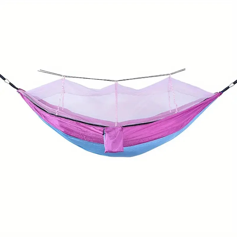 Anti-Rollover Hammock with Mosquito Net