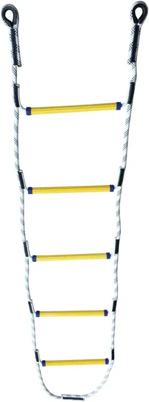 Aoneky 7.8 ft Nylon Climbing Rope Ladder for Kids or Adult - Playground Hanging Ladder for Swing Set - Tree Ladder Toy for Boys Children Aged 6-12 Years Old