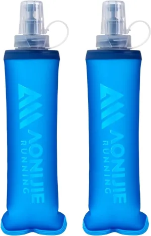AONIJIE Soft Flask 250mL/500mL TPU Collapsible Water Bottles for Outdoor Sports Hydration Ideal for Running Hiking Cycling Climbing (C#250ML Soft Flask)