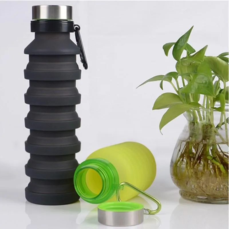 Aqua - Collapsible Silicone Water Bottle
