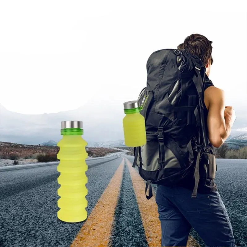 Aqua - Collapsible Silicone Water Bottle