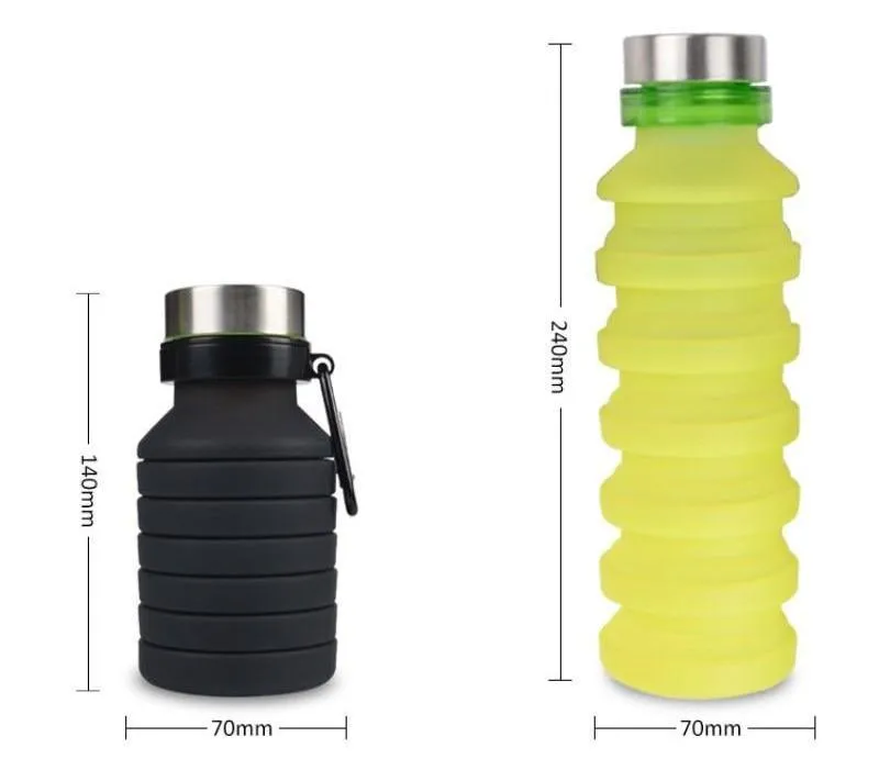 Aqua - Collapsible Silicone Water Bottle