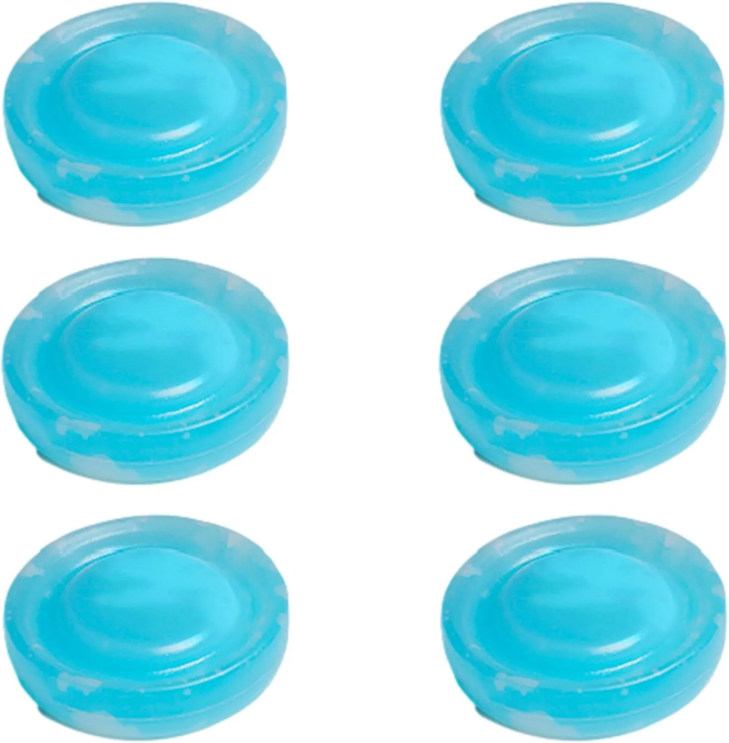 ArcticChill Golf Cooler Ice Packs – Custom Fit Can Coolers for Golf Bag Beer Sleeves – Reusable Round Freezer Packs for Keeping Drinks Cold on The Course (Set of 6, Arctic Blue)