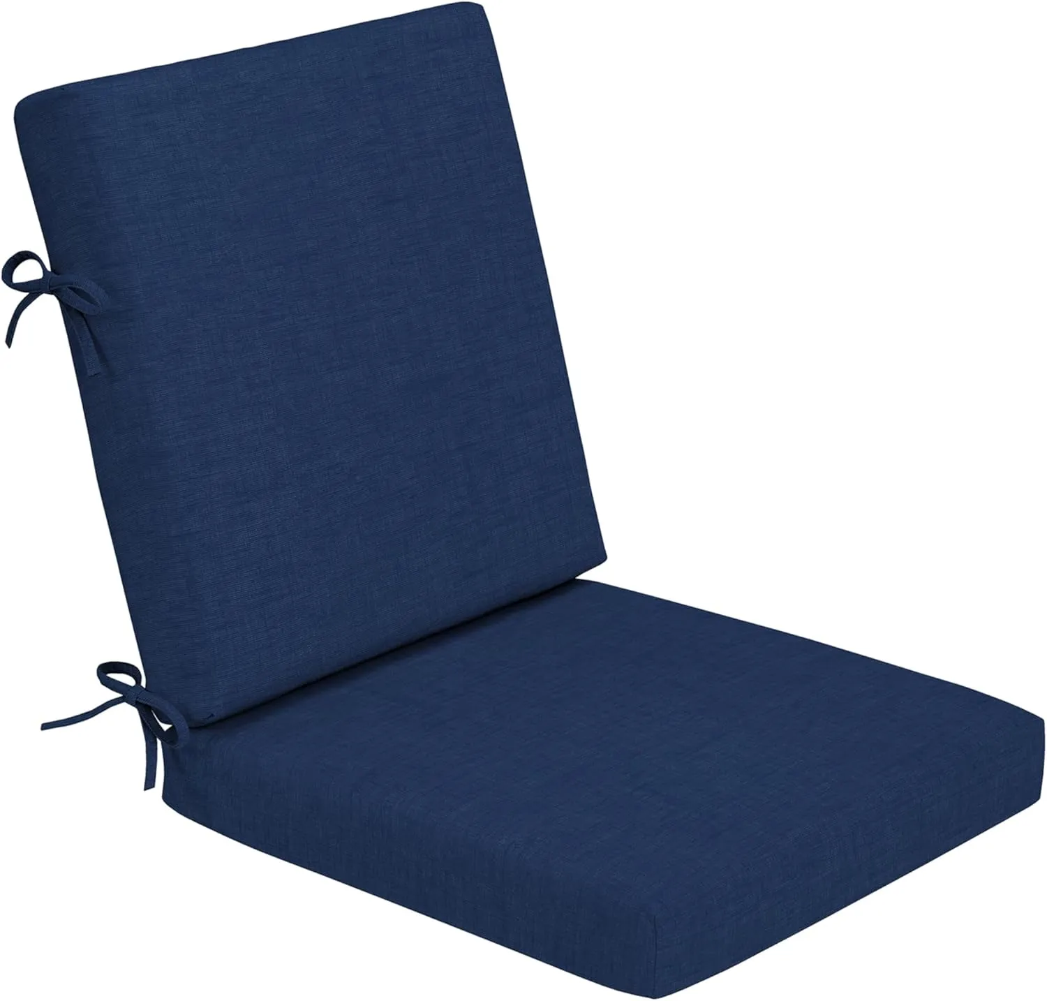 Arden Foam Outdoor Dining Chair Cushion, 20 x 20, Made with ProFoam, Rain-Proof, Fade Resistant, Sapphire Blue Leala