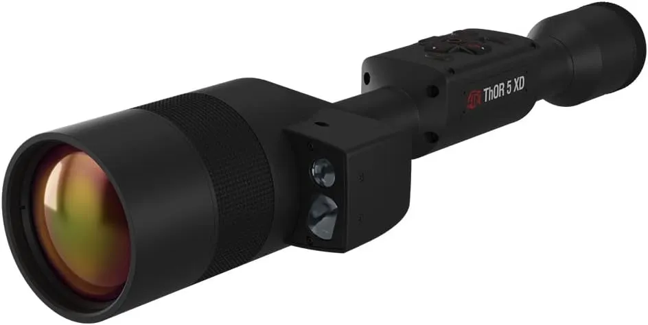 ATN Thor 5 XD LRF 1280 Thermal Scope, 1280x1024 Resolution, 12 Micron Sensor | 3-30x Magnification | Laser Rangefinder, Smooth Zoom | Garmin Xero C1 Pro Chronograph | Exclusive Signature Series Kit
