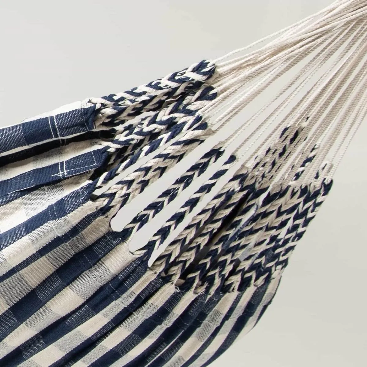 Authentic Double Vichy Hammock in Navy