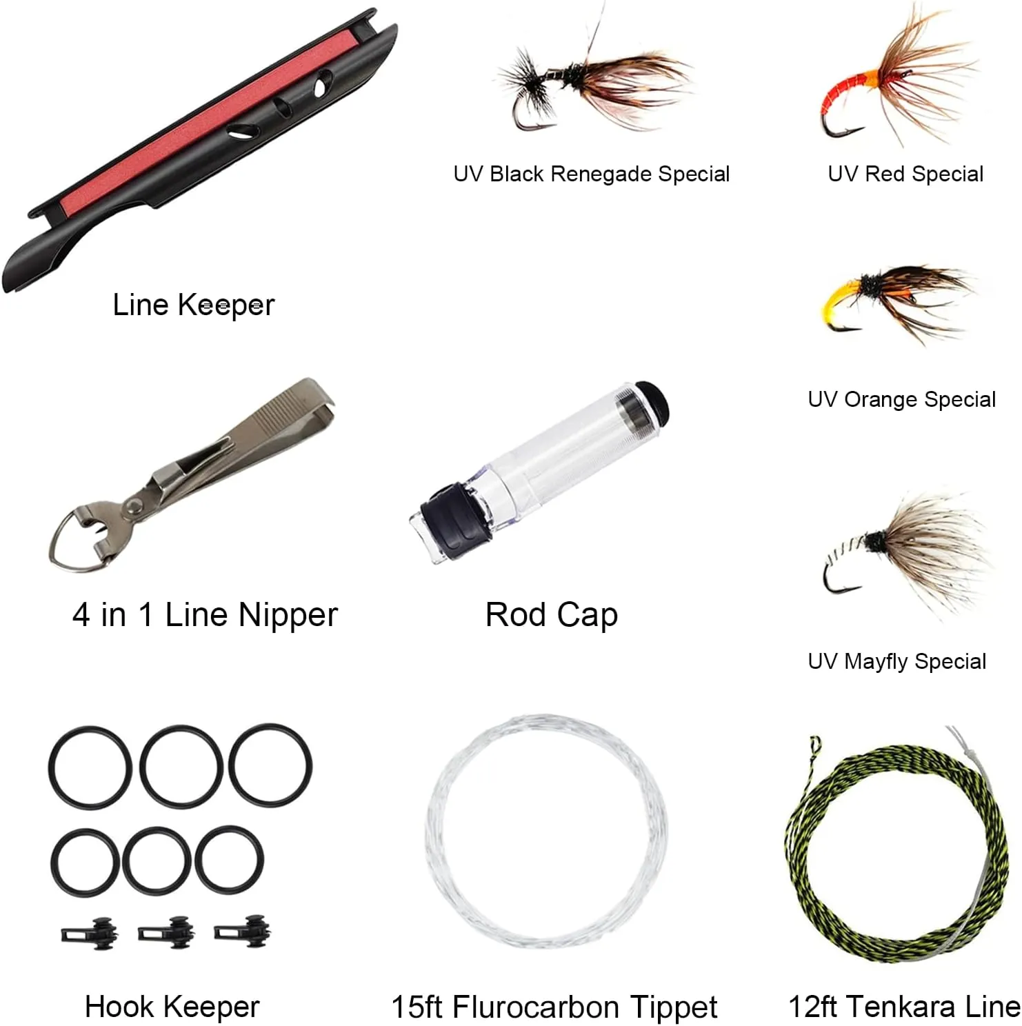 Aventik FreshStart Tenkara Rod in 7ft/8ft, Complete Beginner Tenkara Rod Kit, 24T Carbon Fiber, Easy to Cast Flexible Durable Lightweight and Compact