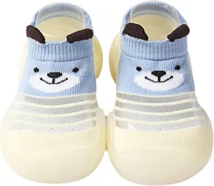 Baby Sock Shoes Boys Girls First Walking Shoes Non Slip Lightweight Toddler Infant Indoor Outdoor
