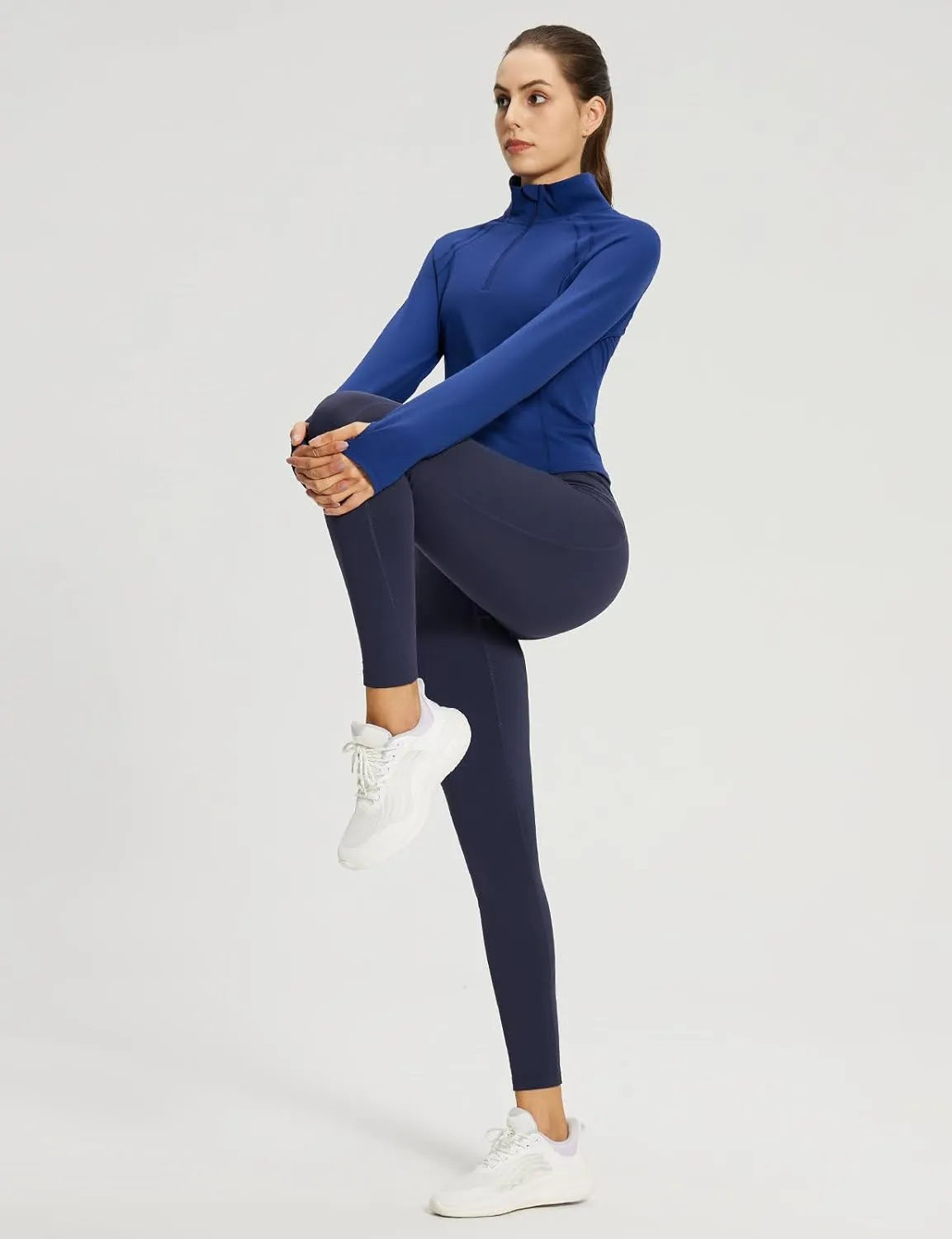 baleaf Fleece Lined Leggings Women Waterproof Thermal Pants Winter Workout Running Tights with Pockets Cold Weather Gear