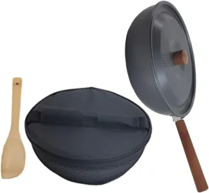 BESPORTBLE Detachable Camping Pot Nonstick Surface Aluminum Alloy Cookware Portable Cooking Pan for Hiking