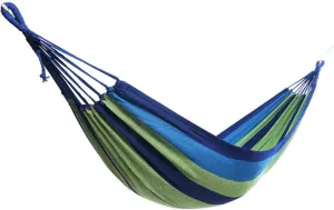 BESPORTBLE Garden Swing for 2 Durable Canvas Double Hammock Quick Adjustment for Camping and Hiking