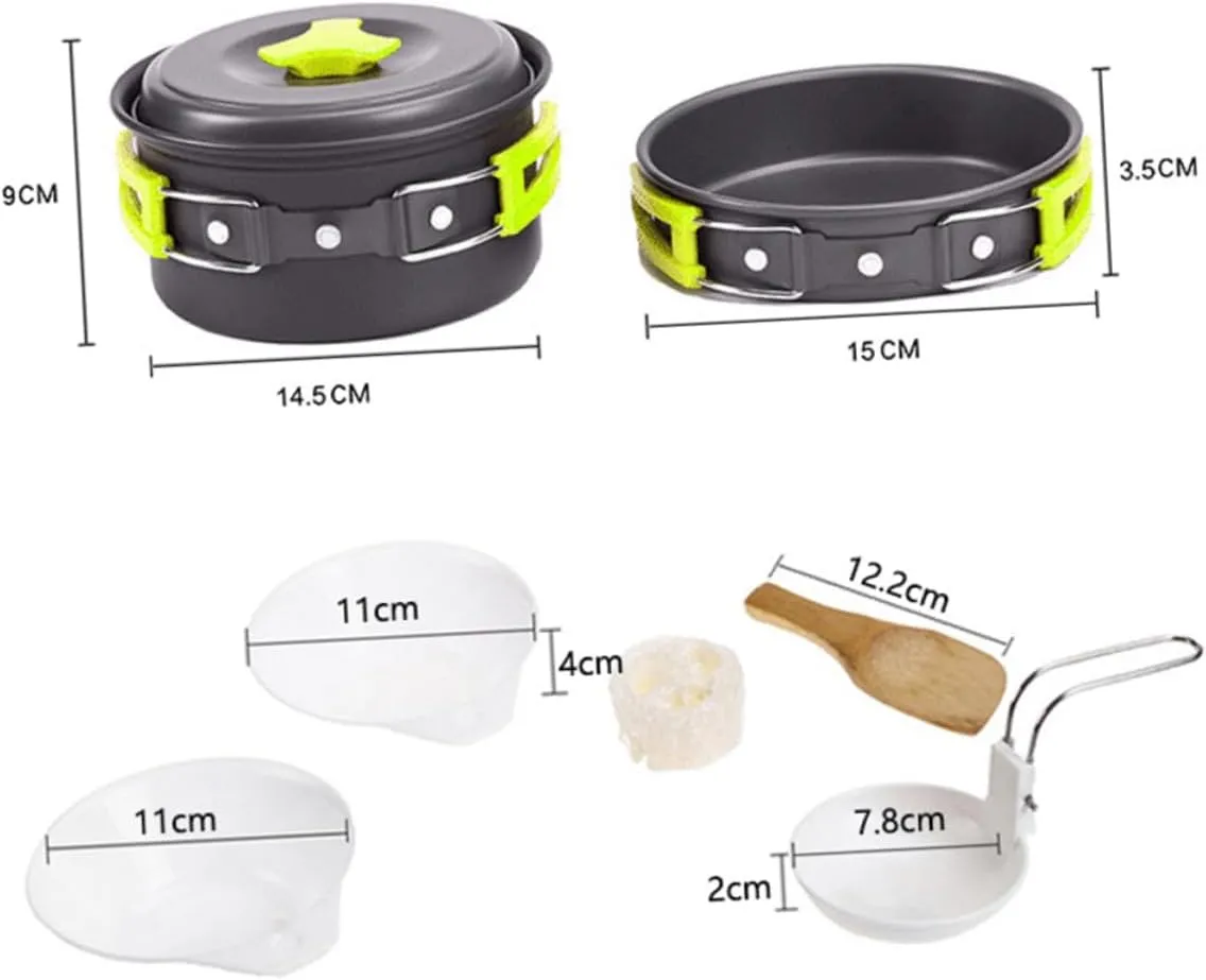 BESPORTBLE Outdoor Camping Pot Camping Pan Camping Cookware Camp Cookware Camping Gadgets Camping Utensils