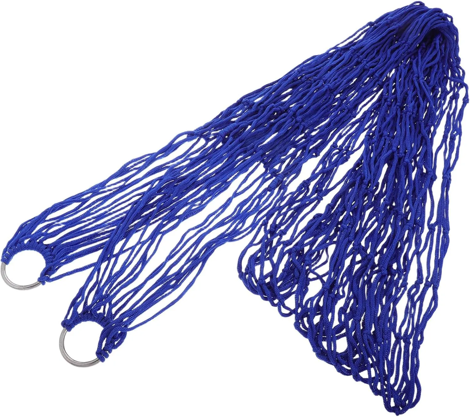 BESPORTBLE Portable Camping Mesh Hammock Nylon Rope Single Person Outdoor Hanging Bed Breathable Netting Heavy Duty Easy to Carry