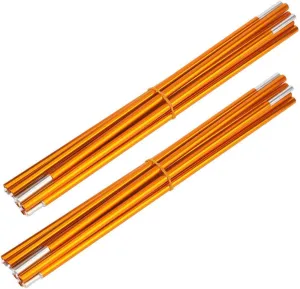 BESPORTBLE Replacement Tent Poles 2pcs Heavy Duty Aluminum Poles 8.5mm Thick 3.6m for Tarp Camping