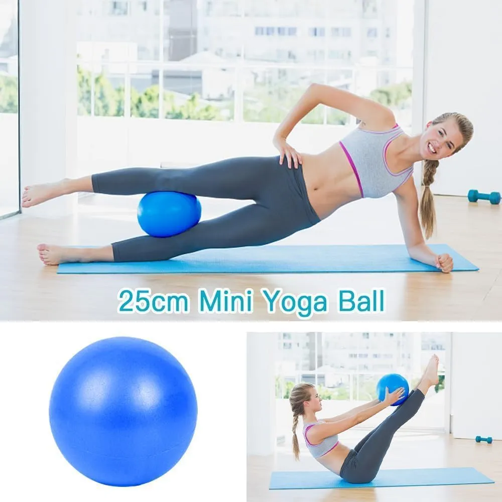Better Me Pilates Kit, Betterme Pilates Essential Kit for Women, with Working Out Glutes Yoga Ball, 25cm Figure 8 Resistance Band Yoga Bands for Home Workouts