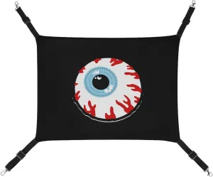 Bloodshot Eyeball Hanging Cat Bed Soft Breathable Pet Hammock for Cage Pet Sleeper for Kitten Ferret Puppy Rabbit