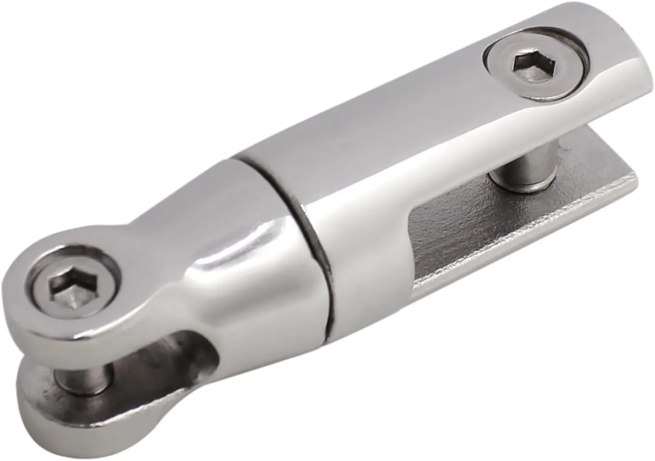 Boats Anchor Chain Connector Hinge Marine Hardware Stainless Steel Anchor 1/4-5/16" Chain 360 Degree Swivel Chain Connector