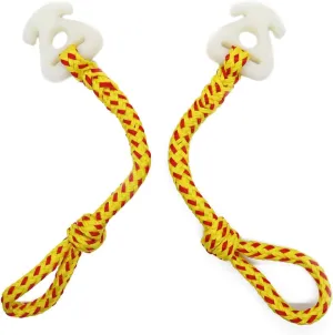 Botepon 2Pcs Boat Tube Towable Rope Quick Connector, Water Towable Tubes Rope Connector for Tubing, Skiing, Wake Boarding with Seadoo, Jet ski, Waverunner