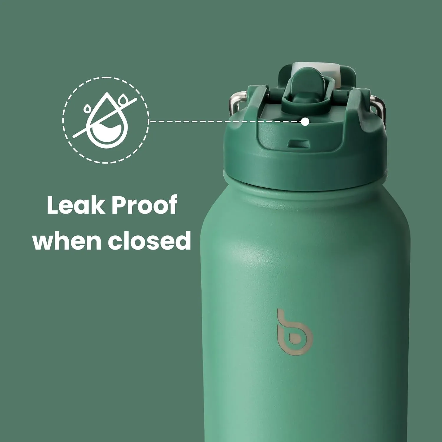 BOTTLE BOTTLE 40 oz sports water bottle stainless steel insulated water bottle with straw and pills holder