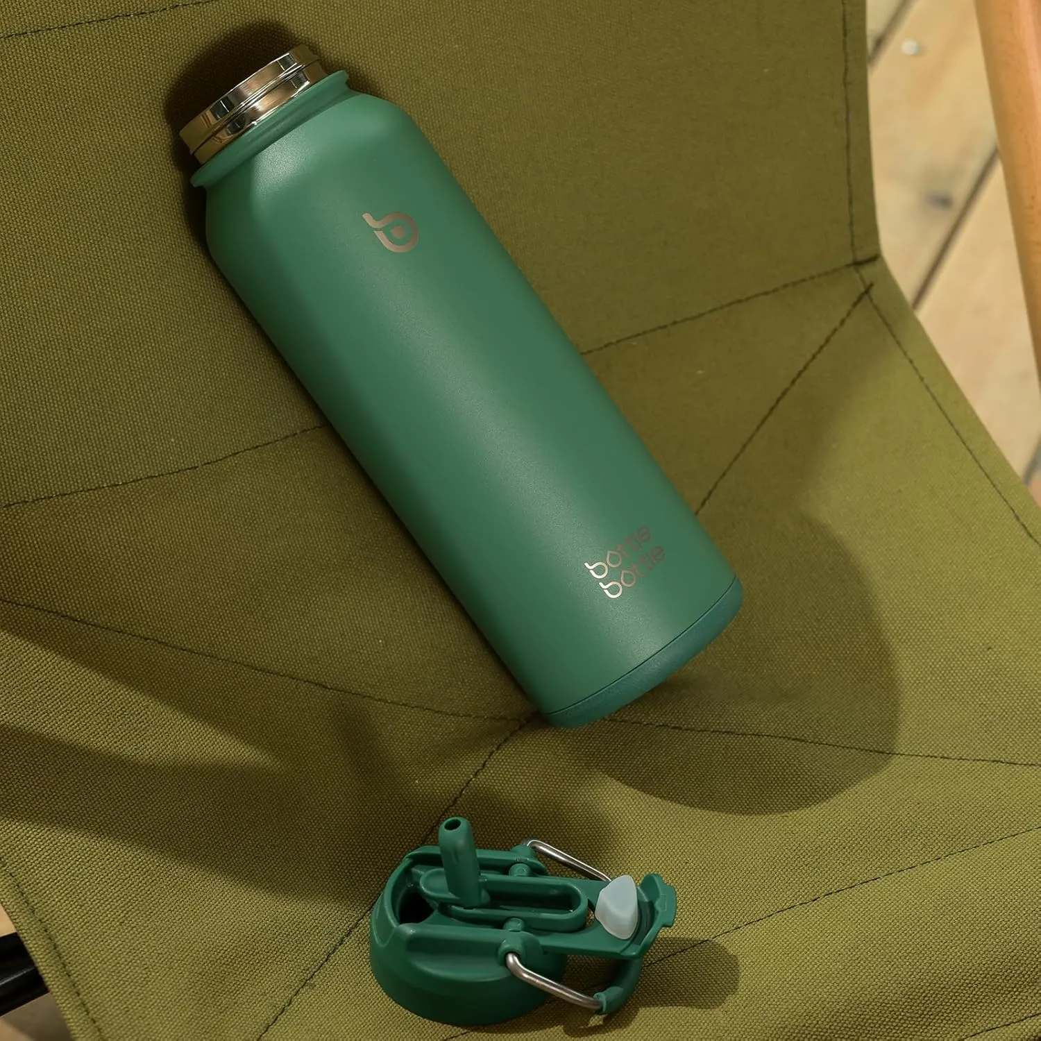 BOTTLE BOTTLE 40 oz sports water bottle stainless steel insulated water bottle with straw and pills holder