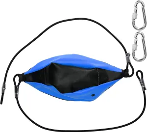 Boxing Ball Hanging Punching Bag | Double End Speed Training Tool for MMA/Boxing/Wellness | High - Elasticity PU Leather with 2 Hooks