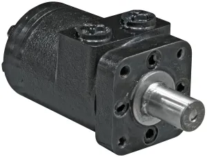 Buyers Products CM004P Hydraulic Motor, 4 Bolt Mount Type, 0.25" Shaft Keyway, 1" Round Shaft, 1/2" NPT, 3.1 CIR Displacement