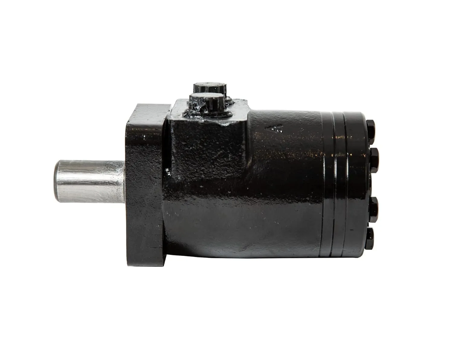 Buyers Products CM004P Hydraulic Motor, 4 Bolt Mount Type, 0.25" Shaft Keyway, 1" Round Shaft, 1/2" NPT, 3.1 CIR Displacement