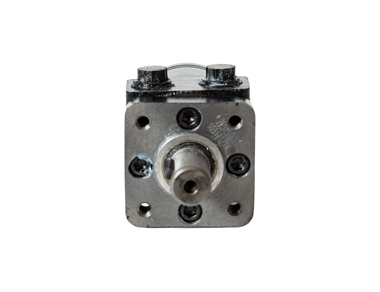 Buyers Products CM004P Hydraulic Motor, 4 Bolt Mount Type, 0.25" Shaft Keyway, 1" Round Shaft, 1/2" NPT, 3.1 CIR Displacement