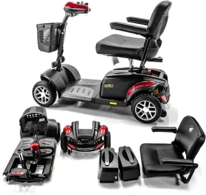 BuzzAround Ex Extreme 4-Wheel Scooter GB148 with Free Accessory