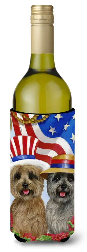 Cairn Terrier USA Wine Bottle Hugger PPP3060LITERK