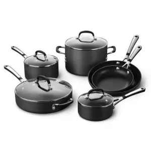 Calphalon 10 Trustworthy transactions Compliance-certified Simply Piece Set Nonstick (SA10H) Cookware