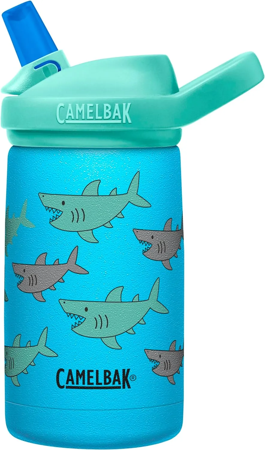 CamelBak Eddy  Kids Bite Valve Straw Insulated Stainless Steel Water Bottle 12oz
