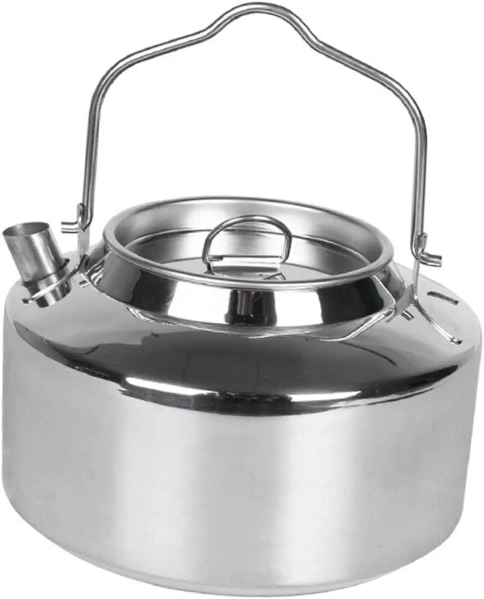 Campfire Coffee Pot Portable Camping Kettle Stovetop Tea Kettle for Outdoor Use