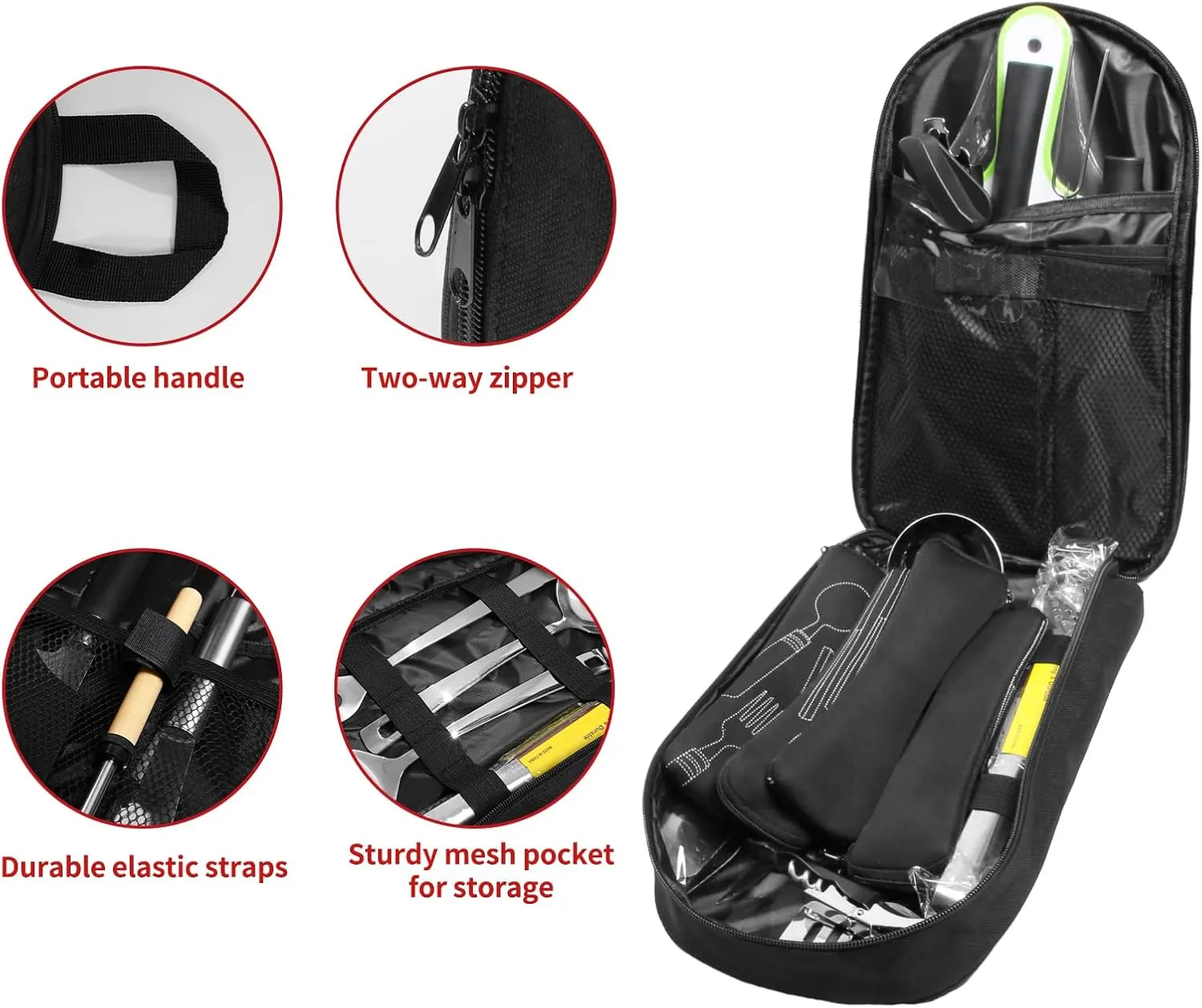 Camping Cooking Utensils Set - Camping Kitchen Equipment, Compact and Portable Camper Accessories, Perfect for Travel, Picnic, RV, Camping, BBQ, Party