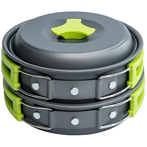 Camping Cookware Mess Kit for Backpacking Gear – Camping Cooking Set