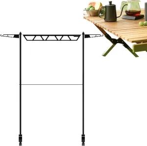 Camping Cookware Rack,Desktop Cookware Organizer | Metal Cutlery Holder, Portable Removable Tool Organizer for Camping Picnic BBQ Outdoor Fishing