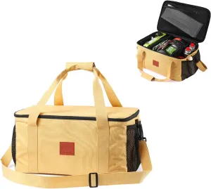 Camping Cookware Storage Bag, Camping Cooking Utensils Organizer, Camping Storage Handbag, Barbecue Tool Storage Bag, Cookware Utensils Kit Travel Hanging Bag Outdoor Equipment Carry Bag