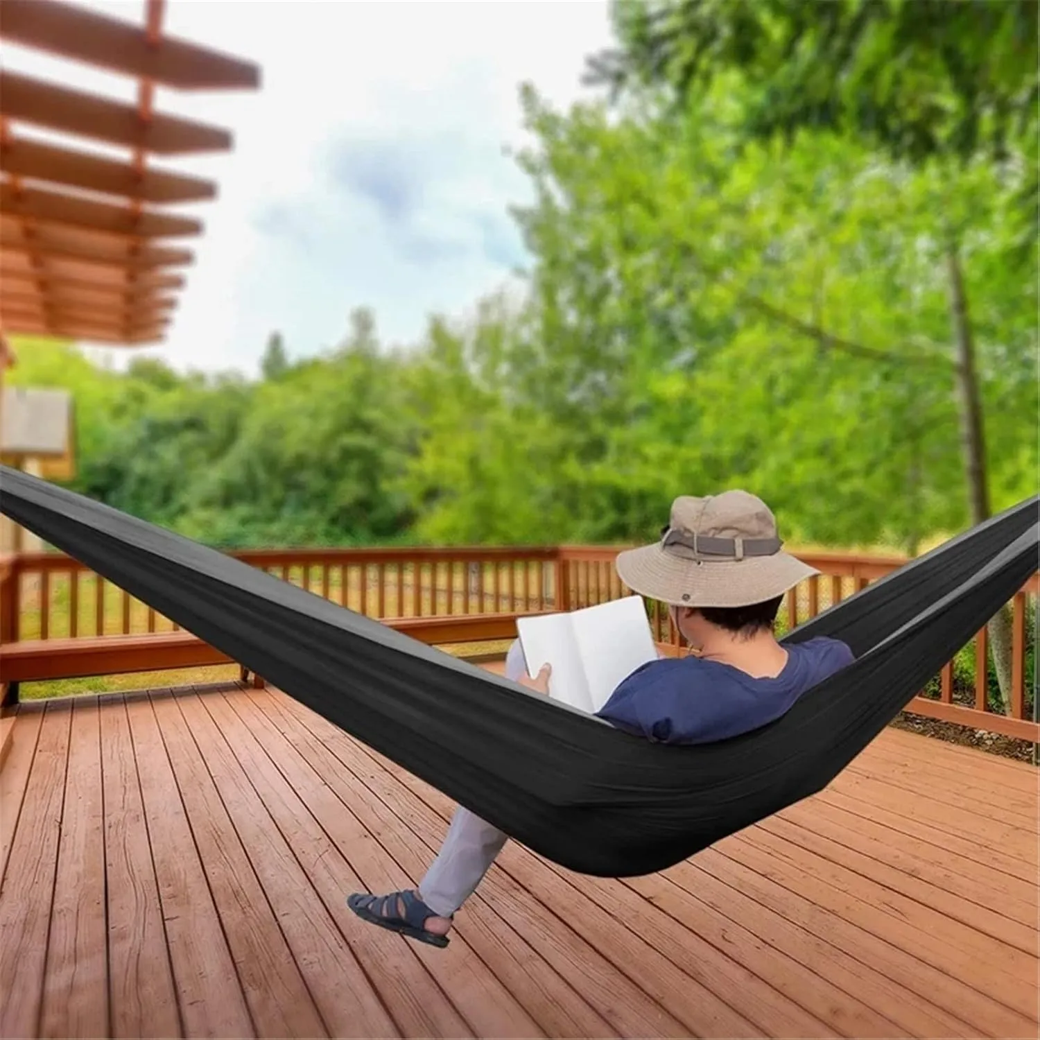 Camping Hammock Camping Hammock Double Single Lightweight Hammock for Outdoor Garden