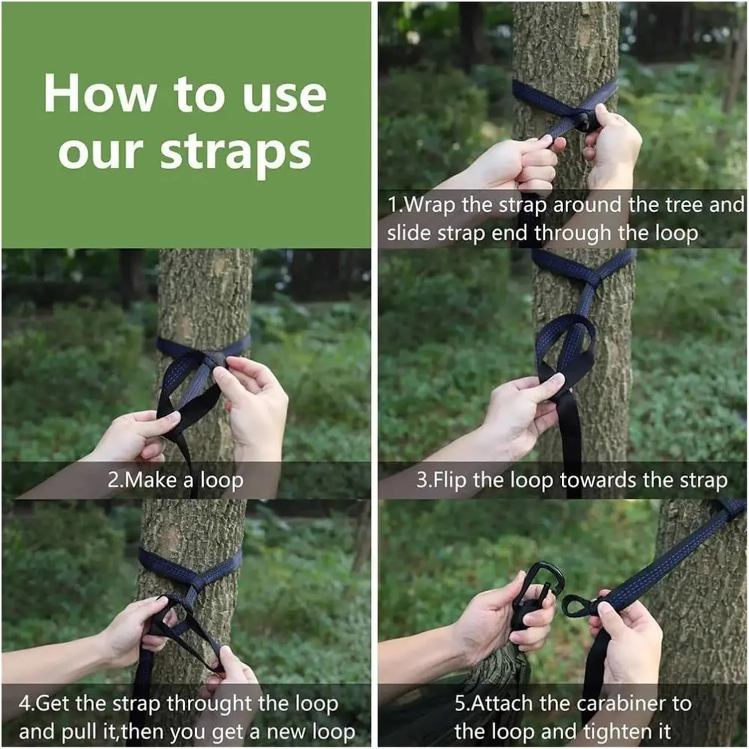 Camping Hammock Double Camping Hammock with Mosquito Net Lightweight Nylon Portable Hammock Parachute Hammock with Tree Straps for Camping
